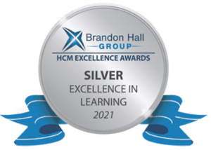 Brandon Hall Group Excellence in Learning award 2021 logo