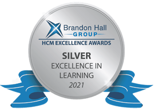 Brandon Hall Group Excellence in Learning award 2021 logo