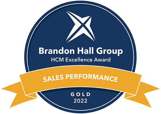 Brandon Hall Group Excellence in Sales Performance award 2022 logo