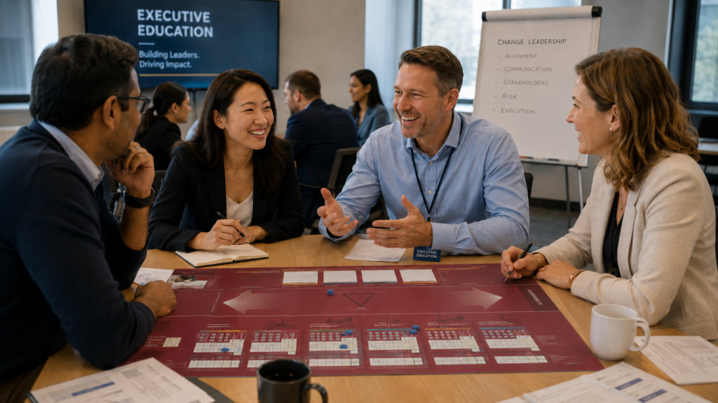 Project Simulation for Executive Change Leadership
